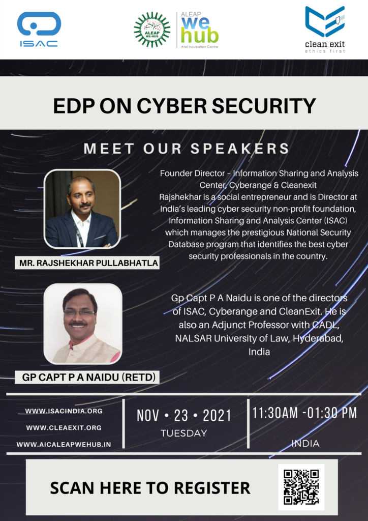 EDP On Cybersecurity - Information Sharing and Analysis Center